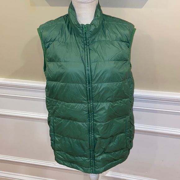 Benetton Kelly Green Down Vest 